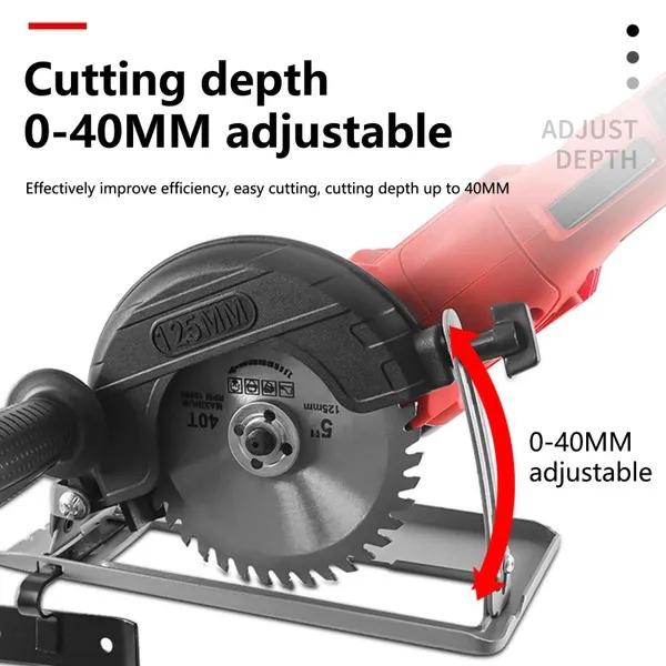 1 Set Angle Grinder Base Practical Depth Adjustable Enlarged Shroud Enlarged Shroud Angle Grinder Support Workshop Use Angle Grinder Stand Holder