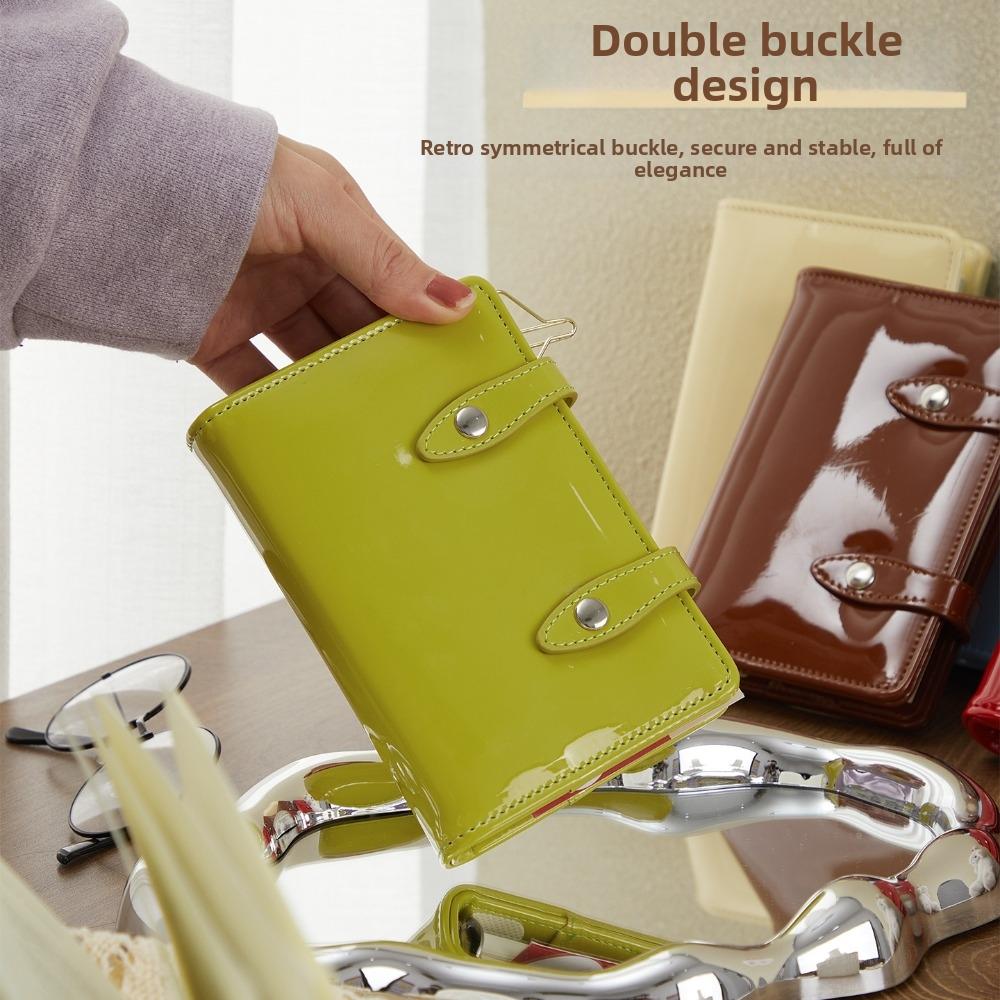 Leather Cover Pocket Planner Spiral Bound A7 Notebook Retro Mini Notepad School Supplies