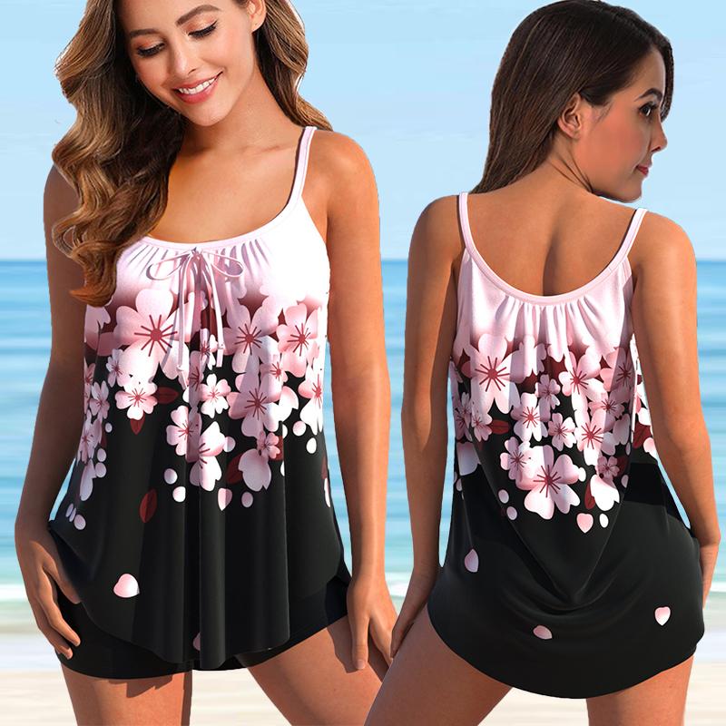 

Женский комплект танкини из двух предметов, новый женский сексуальный комплект бикини, летняя мода, Монокини большого размера, пляжная одежда, женские купальники-бикини 5XL