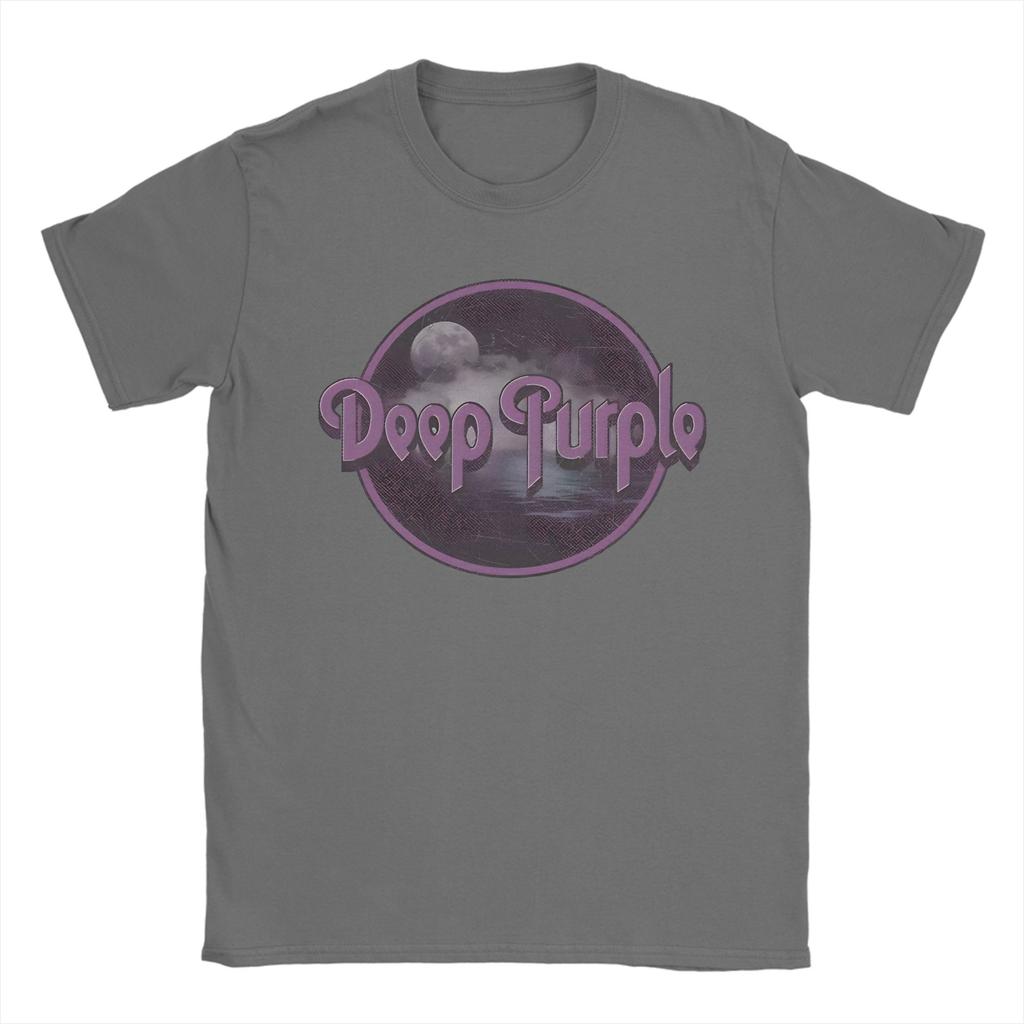 Band Deep Purple Art TShirt Summer  Hippie TShirts Unisex Cotton Comfortable Oversized Clothing Short Sleeves Funny Tops
