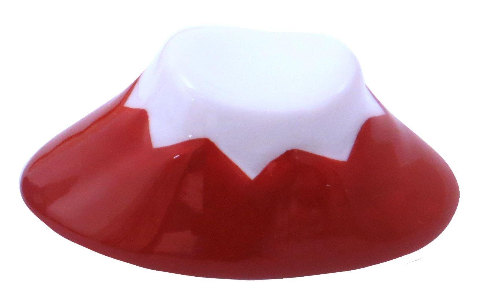 

Hasami ware Kyosen Kiln Mount Fuji chopstick 18522 (standing) rest, red,