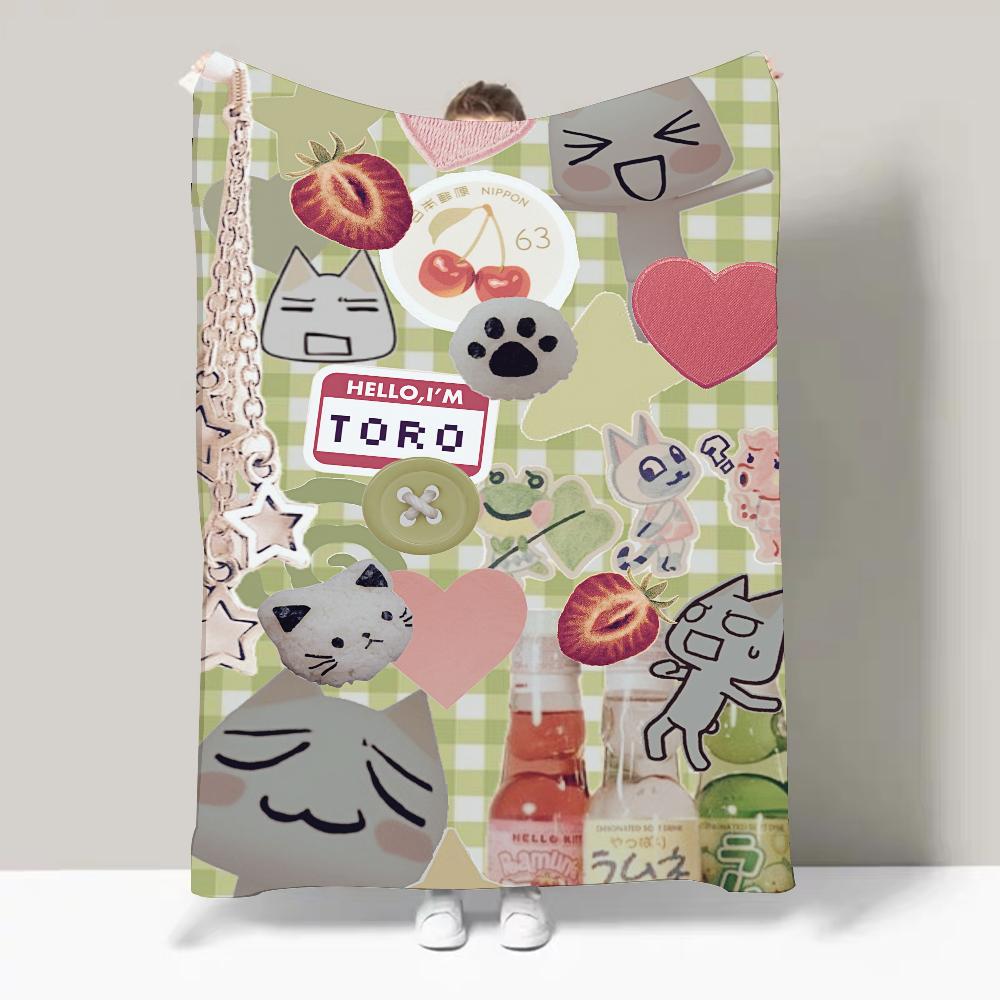 Inoue toro МИЛЫЙ Дизайн Кошачьего Пледа Легкий Для Общежитий, Дневного Сна, Гостиной, Офиса, Дивана, Все Сезоны 30x40in