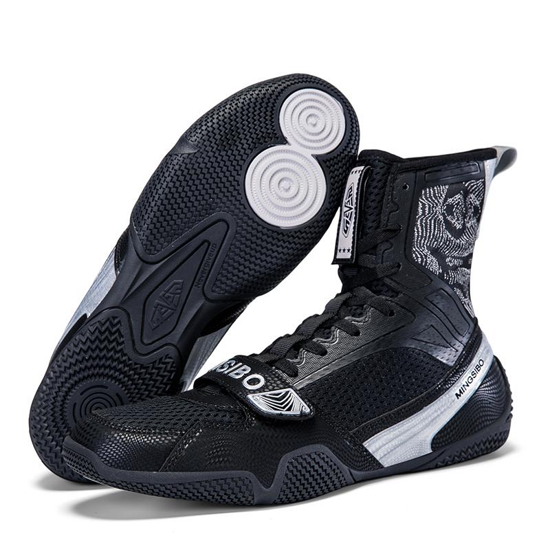 Men Women Boxing Shoes  Professional Wrestling ShoesLight Weight Flighting Footwears Anti Slip Wrestling Sneakers