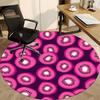 1pc Kiwi Pattern Office Round Area Rug, Under Office Chairs Bedroom Living Room Home Decor, Room Deco, Available in Various Sizes