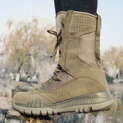 Botas Tácticas de Moda para Hombre Malla Transpirable Bota de Desierto para Senderismo Escalada Zapatos de Senderismo Botines al Tobillo para Caza para Hombre