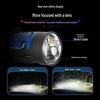 Universal Car & Motorcycle LED Headlight H4 Fish Eye Laser Lens - High/Low Beam