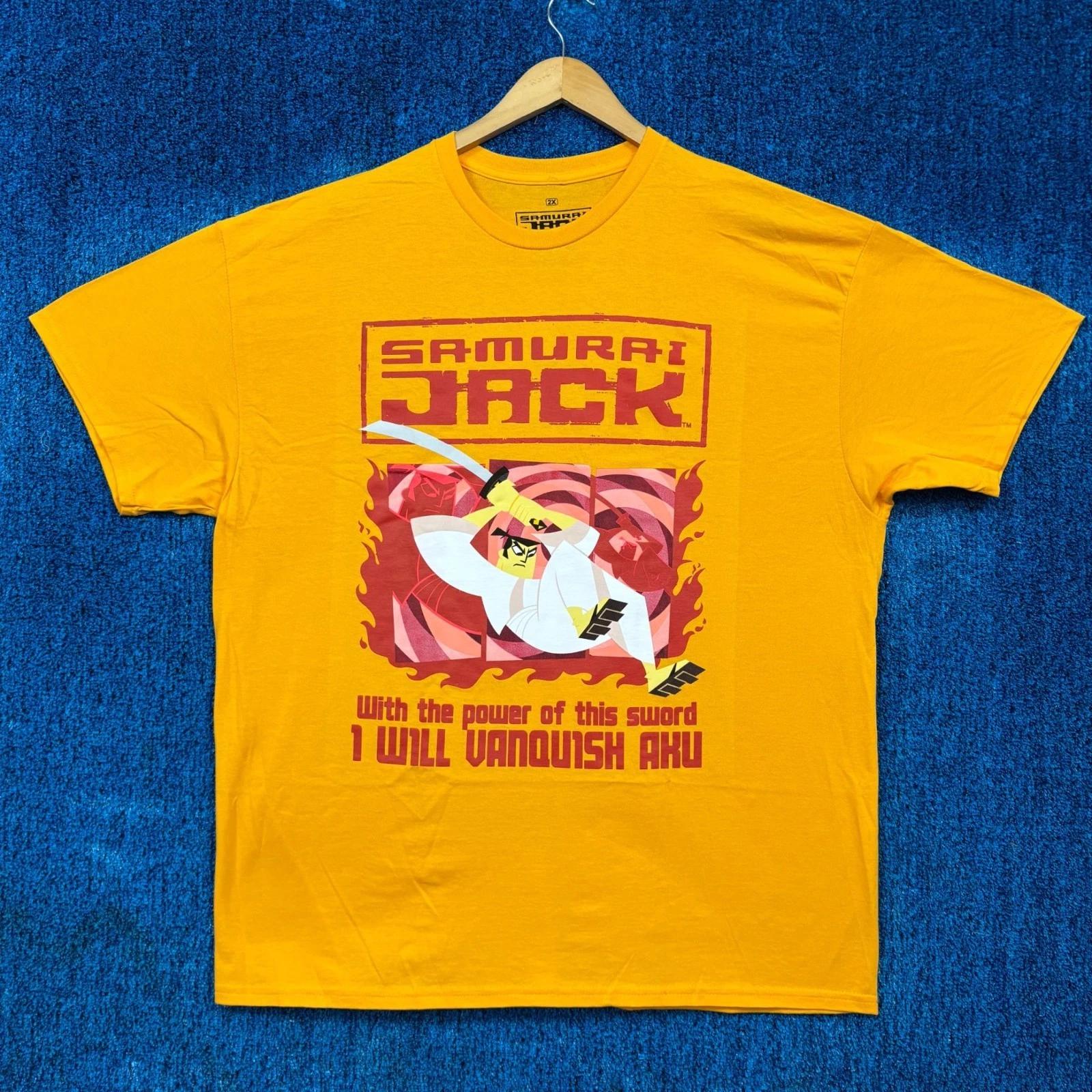 

Samurai Jack I Will Vanquish Aku Cartoon Network Show Tee 2X 2XL