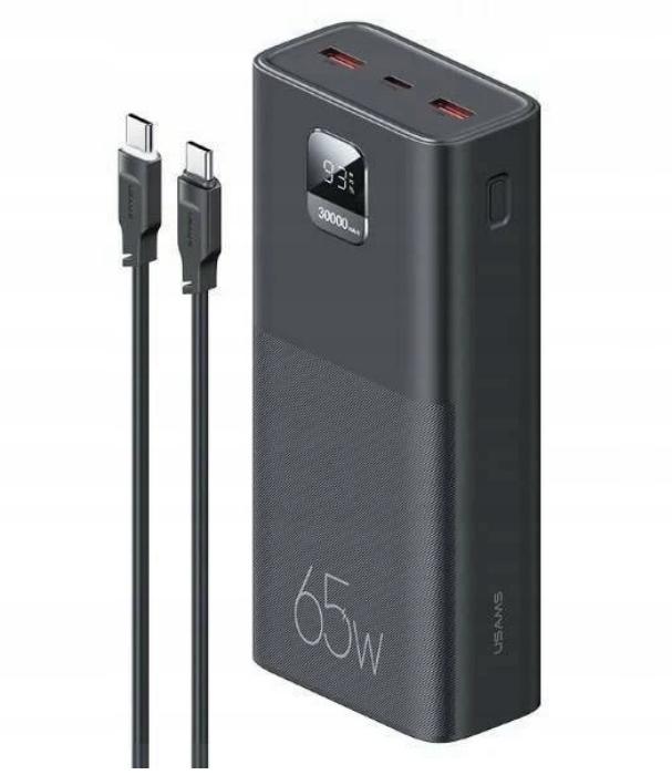 Powerbank Usams Pb68 30000Mah 65W Pd Qc3.0 Display 1 Pc