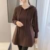 Sweatshirt for Women Sweater Oversize Hooded Fleece Thickened Loose Casual Pullover Long Sleeve Top Sweatshirt