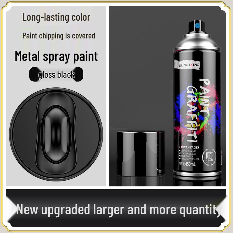 Rustproof Metallic Hand-Spray Paint: Anti-Corrosion, High-Temperature, Waterproof, White Refinishing for Rust Removal