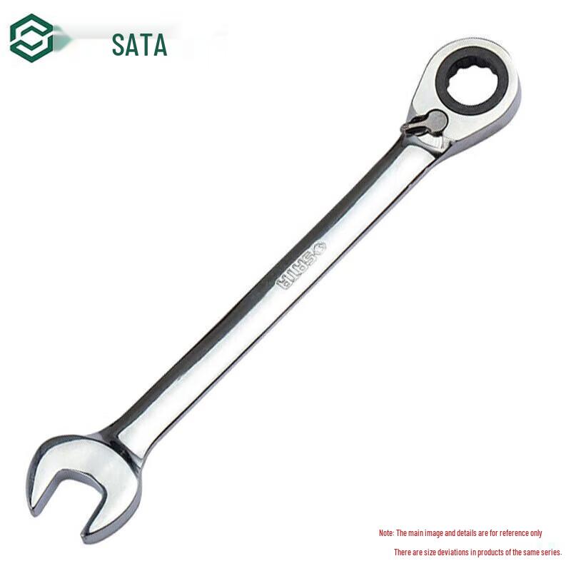 SATA 24mm Fully Polished Reversible Ratchet Wrench