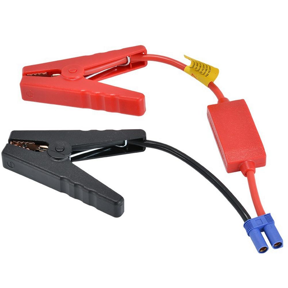 12V Intelligence Clip Car Starter Connector Emergency Jumper Cable Clamp Booster Alligator Clamps Battery Clips For Universal