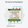 Wireless Remote Switch,1000M Meters Long Distance,DC 12V/24V Relay RF Remote Control Switch for Garage/Gate/Motor/Li