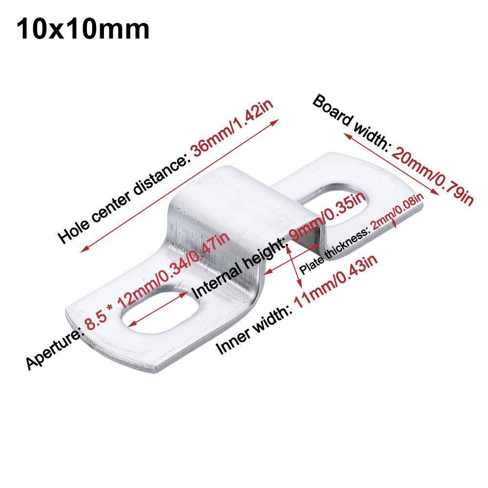 M-shaped U-shaped Square Rectangle Ohm Tube Card Saddle Clip Throat Hoop Horseback Hose Clamp  Tube