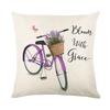 Vintage Poster Lavender Print Collection Polyester Pillowcase Pillowcase Pillowcase Home Decor Lathe Bedding
