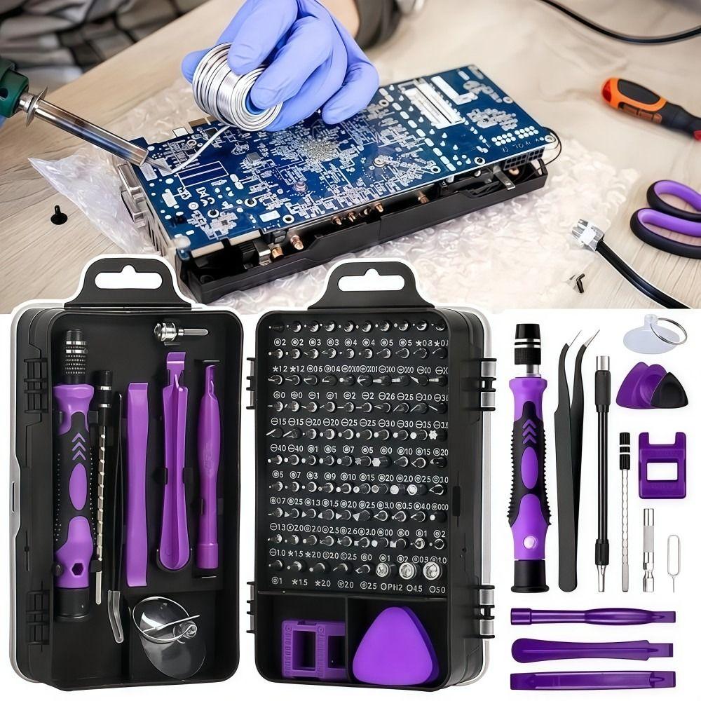 115-in-1 Präzisionsschraubendreher-Set Tragbares Multifunktionales Magnetisches Reparaturwerkzeug-Set Langlebiges Schraubendreher-Set Für Heimreparaturen
