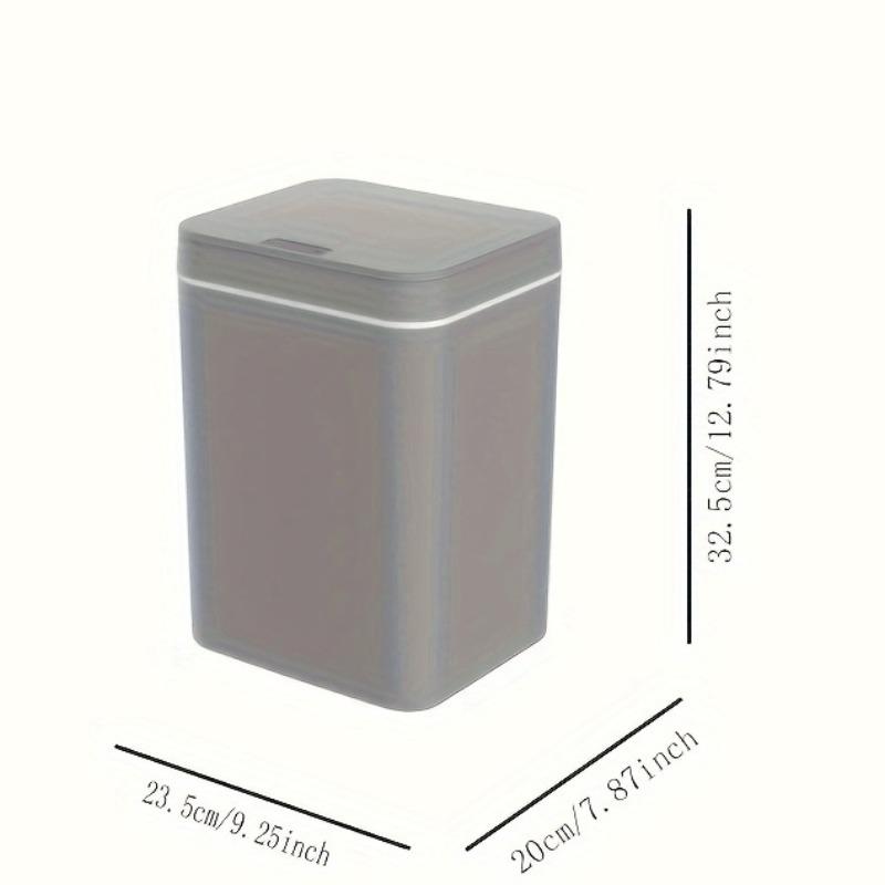 Smart Motion Sensor Trash Cans, Touchless Automatic Garbage Bins with Odor-Sealing Lids, Trash Can for Home and Office