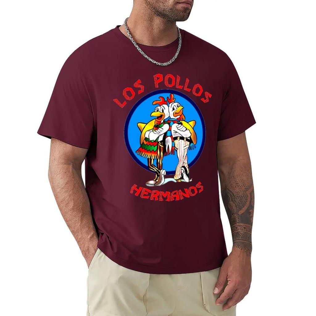 Fashion Breaking Bad T-Shirt LOS POLLOS Hermanos T Shirt Harajuku Short Sleeve T-shirt Cotton Graphics Tshirt Tops