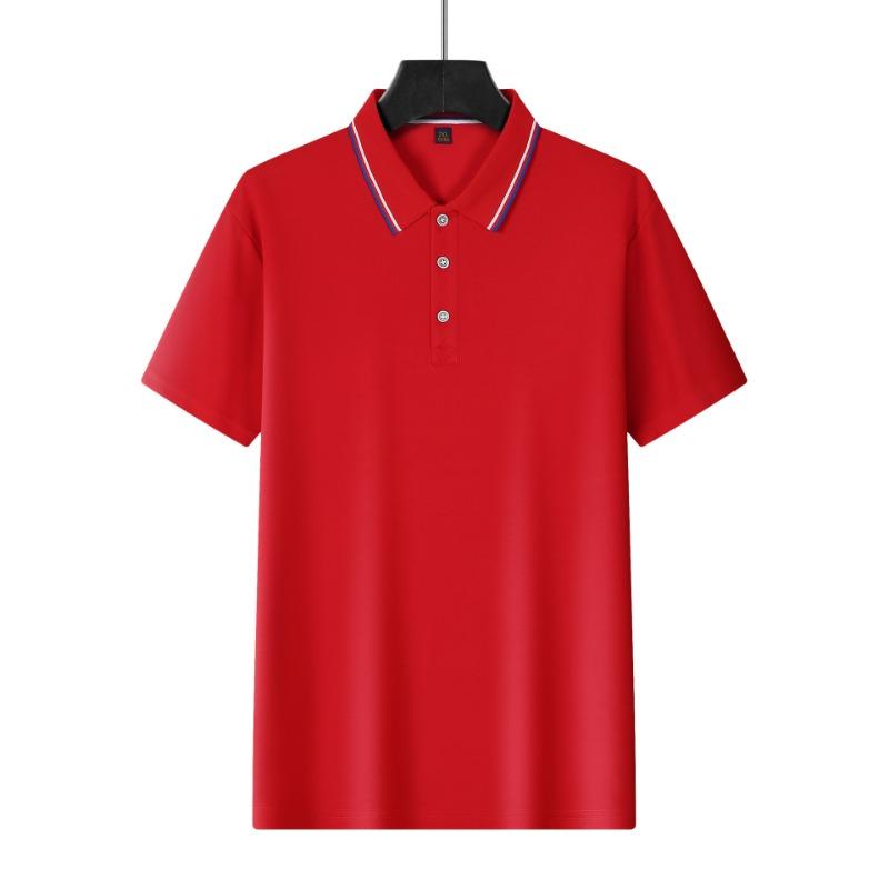 Short Sleeved Men's Polo Shirt with Summer Collar Printed Logo T-shirt