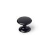 Rei-Knob Rei 756 Round Black Metal 4 Units (Ø 33 X 27 Mm)