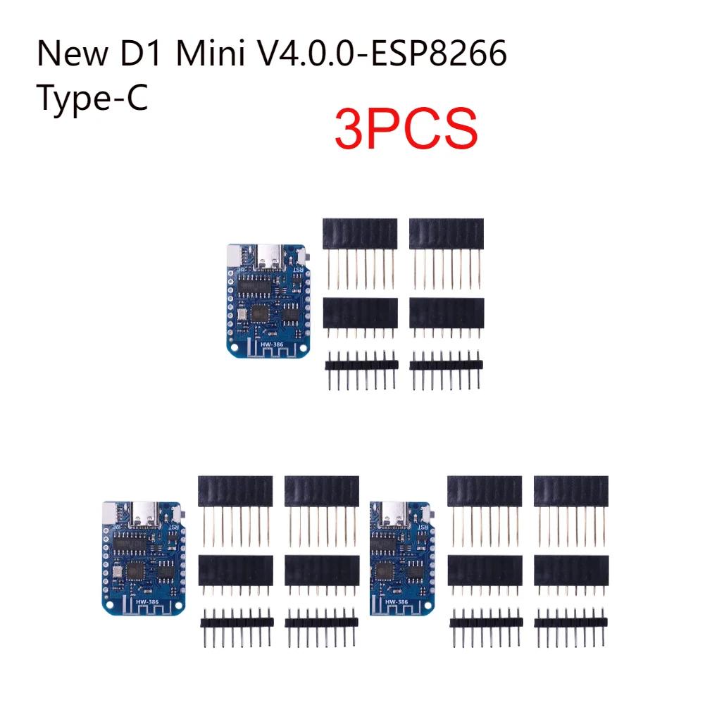 D1 Mini ESP8266 WIFI Internet of Things Development Board Based ESP-8266 D1 Mini V4.0.0/ESP-12F NodeMCU Lua IOT Board 1-5Pcs