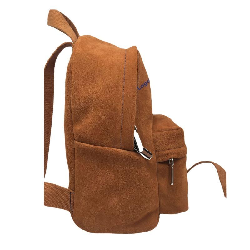 Imitation Suede Backpack ODM Plus Large Capacity Niche Suede Men's and Women's Backpack OEM