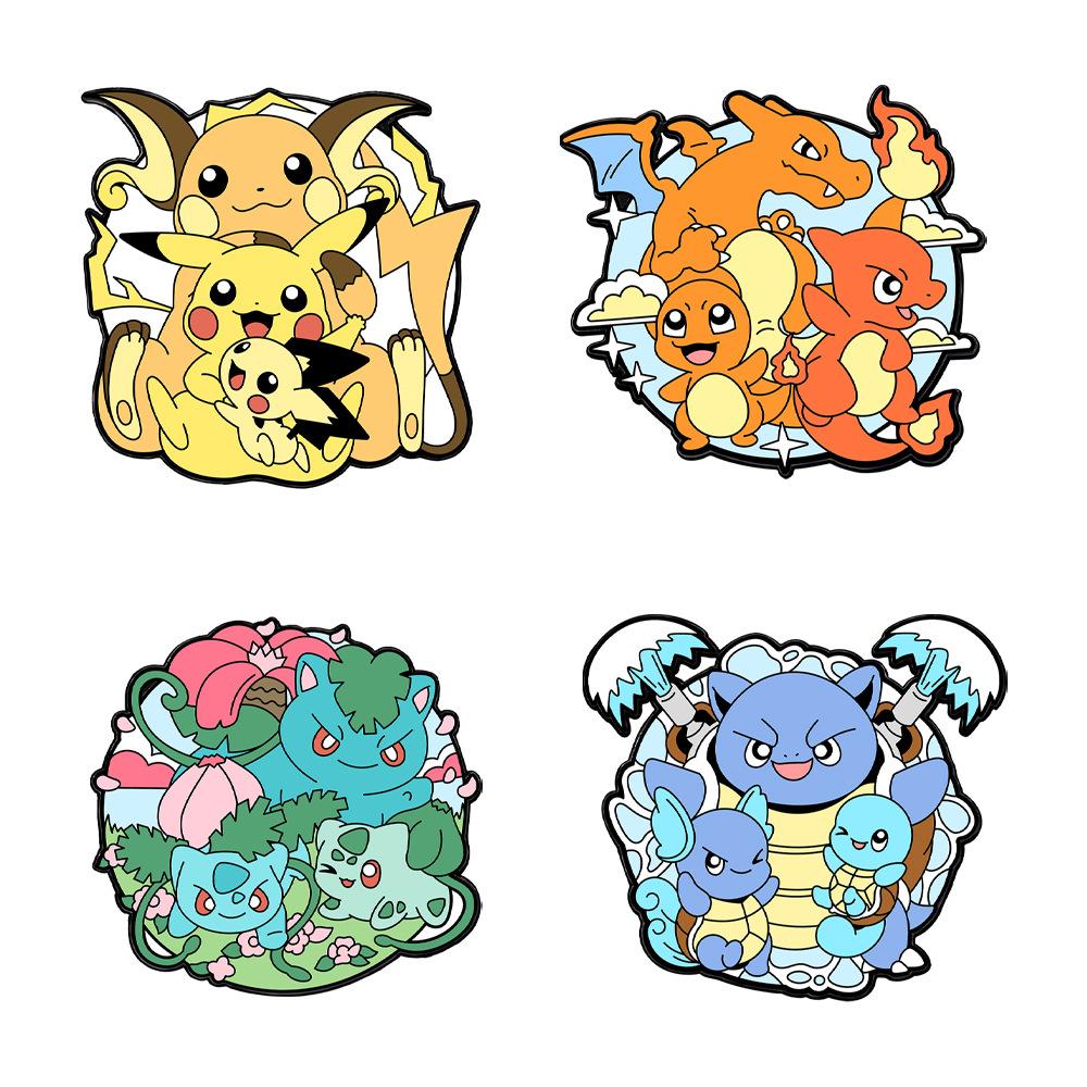 Anime Cartoon PCS Enamel Pins Custom Brooches Lapel Badges Animal Funny Jewelry Gifts for Kids Friends