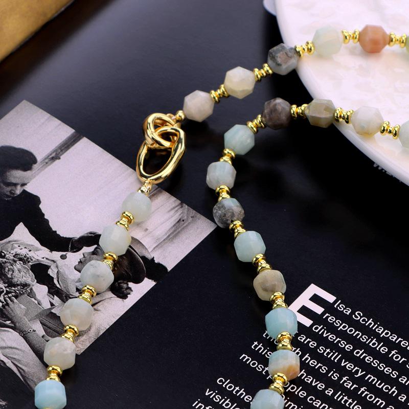 Exquisite Women's Light Luxury Natural Amazonite Necklace