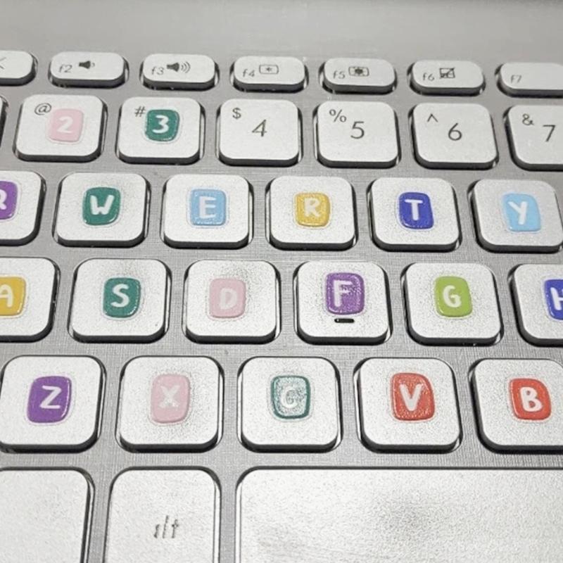 Vibranted Letters And Number Keyboard Decals Keycap Stickers 26 Letters And Numbers For Computer Keyboard Raisers