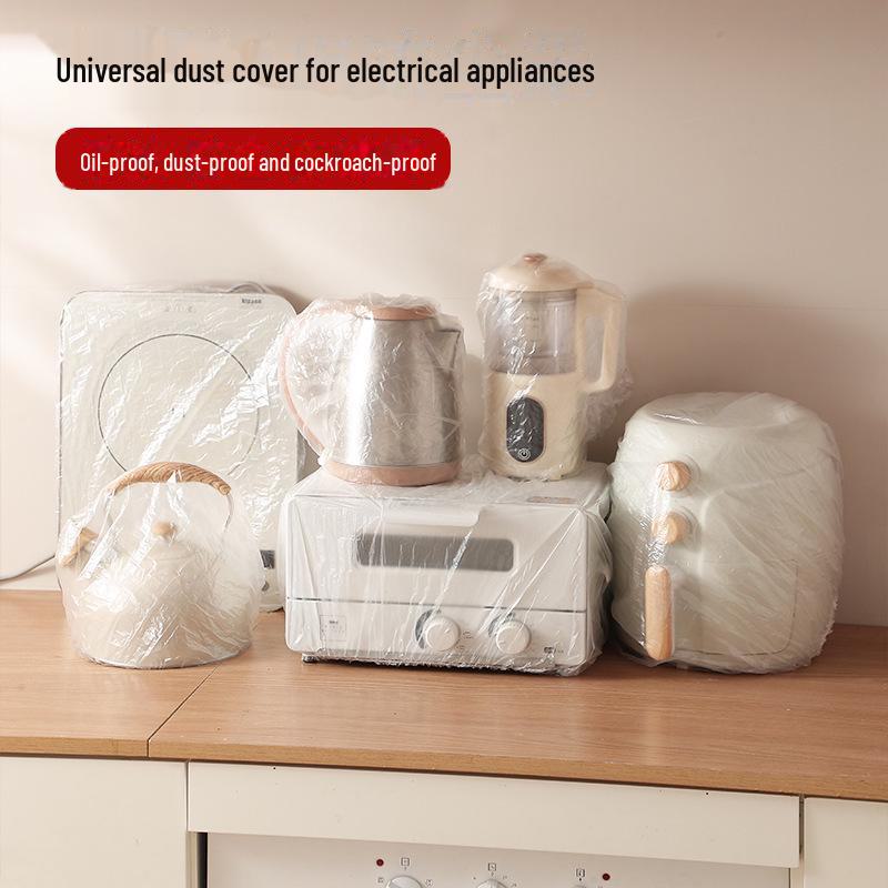 Extra velký jednorázový prachový kryt na rýžovary, mikrovlnné trouby, pekáče a horkovzdušné fritézy - Ochrana proti švábům a mastnotě