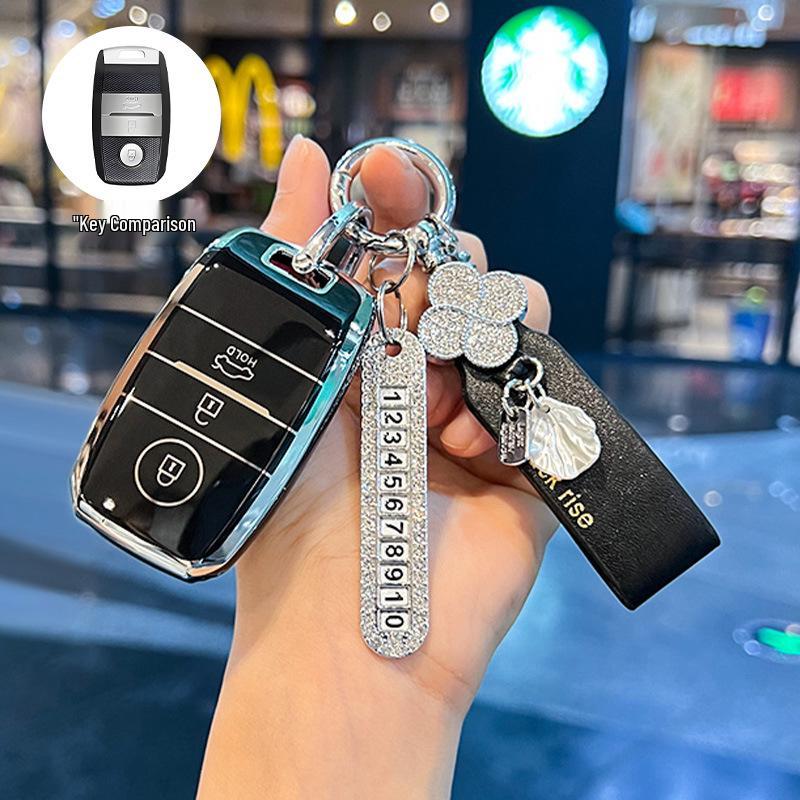 Kia Key Case Shell for K3, K4, K5, KX3, KX5, Sportage, Sorento, Yipao, and K5 Models