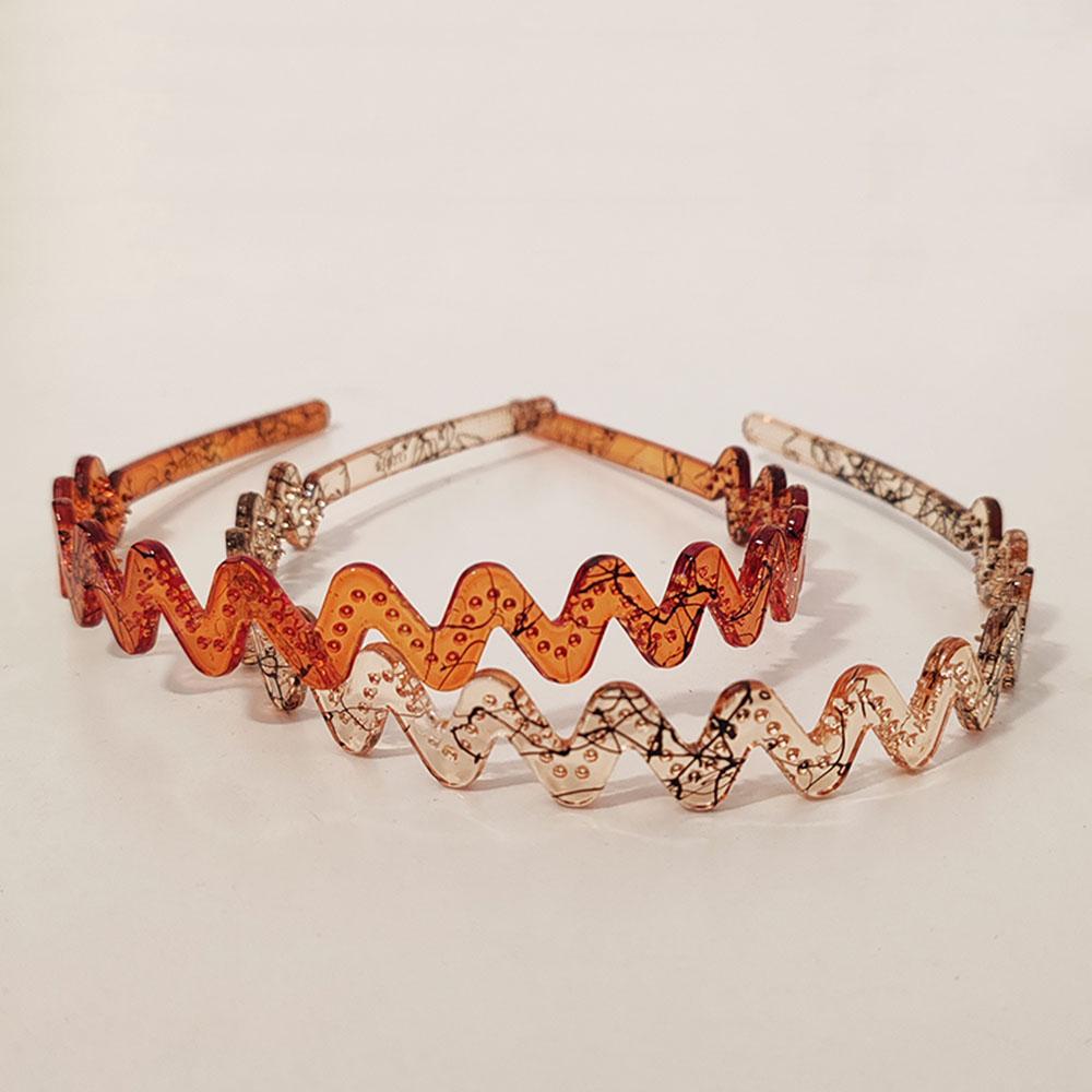 

2 шт. Европейские и американские высококачественные волнистые повязки на голову для женщин, девушек, мужчин, корейские спортивные аксессуары для волос для умывания