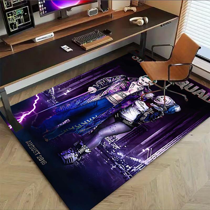 1PC Joker Harley Extra Large Non-Slip Floor carpet, Office, family, bedroom, Studio - Large Area Rug Indoor Rugs1162A
