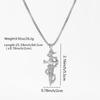Silver 304 Stainless Steel Square Bead Necklace with Coiled Snake and Sword Design - Men's Retro Choker