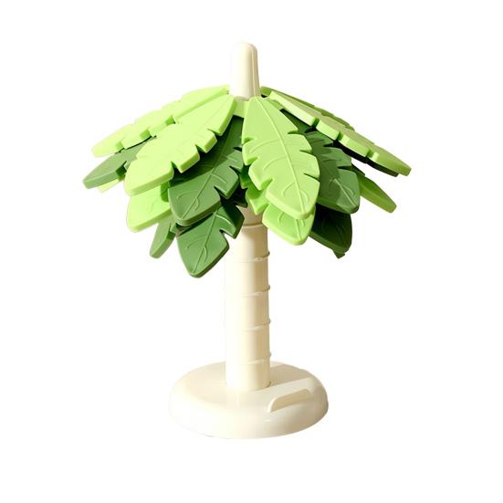 Prostírání ve tvaru listu stromu se stojánkem Vodotěsné Žáruvzdorné Podtácky Protiskluzové Kuchyňské Podložky Slavnostní Stolní Umělecká Dekorace