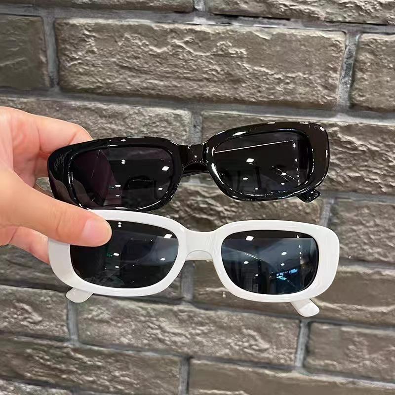 Creative Homewares Women's Small Rectangle Sunglasses Oval Vintage Designer Sun Glasses For Shades Eyewear Anti-Glare Uv400 Glasses Cm
