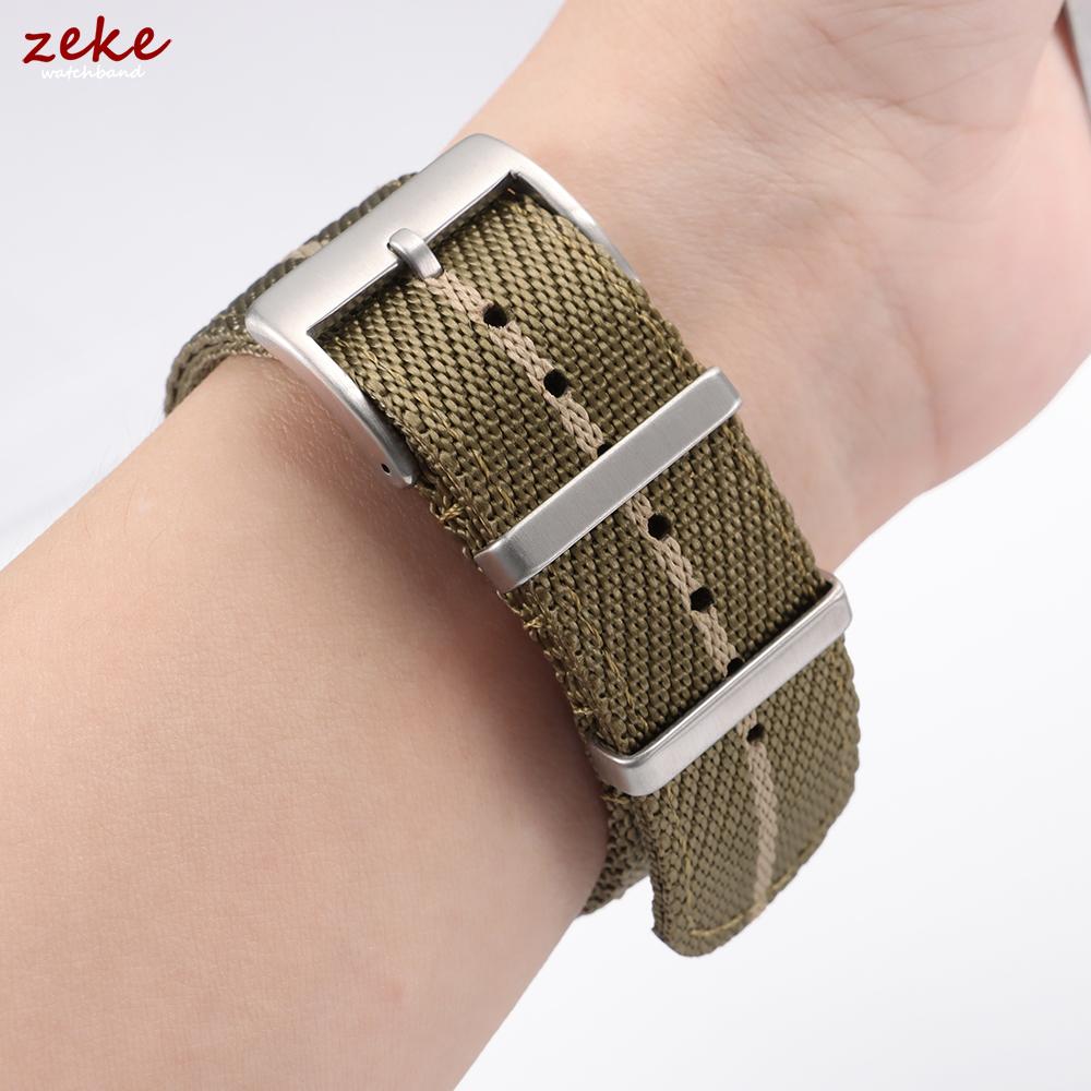20mm 22mm Nylon Watch Band for Omega for Tudor Strap Woven Canvas Fabric Wristband Men's Military Sports Quick Release Bracelet