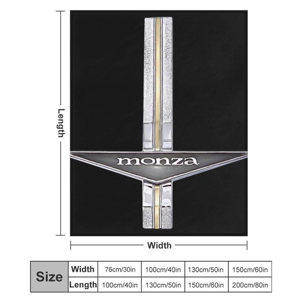 Corvair Monza Emblem Throw Blanket For Decorative Sofa Luxury St Thermals For Travel Personalized Gift Blankets
