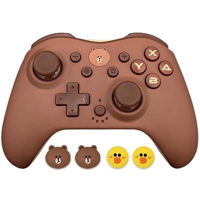 GameMac Nintendo Switch Line Friends Controller Set Brown, 1 Set