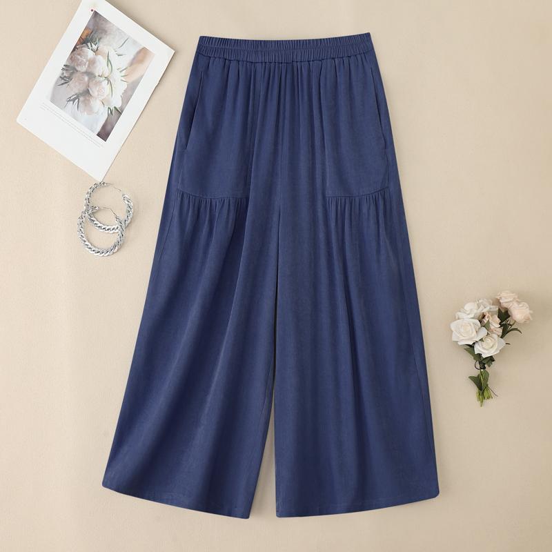 

ZANZEA Женские эластичные брюки свободного кроя повседневного стиля однотонные S