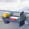 Car Accessories Organizers with Secure Cup Holder and Phone Slot Hanging Storage Bracket Rack for Side Door Convenience