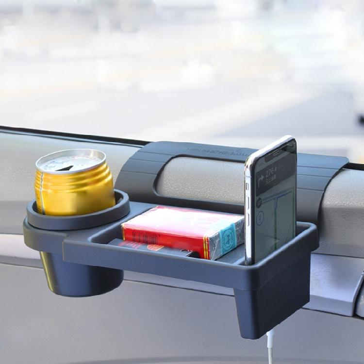 Car Accessories Organizers with Secure Cup Holder and Phone Slot Hanging Storage Bracket Rack for Side Door Convenience
