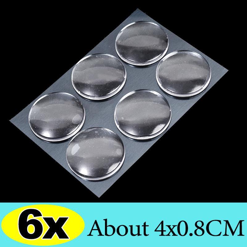 6/500x Self-Adhesive Clear Door Stop Rubber Damper Buffer Cabinet Bumpers Silicone Home Furniture Dots Cushion Protective Pads