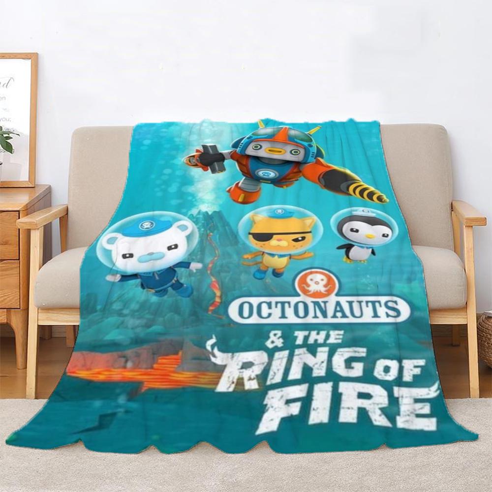The Octonauts Thermal Blankets for Bed Blanket 150cm X 200cm Knitted Plaid Home Interior Luxury Bedding Beach Towel Throw Knee &