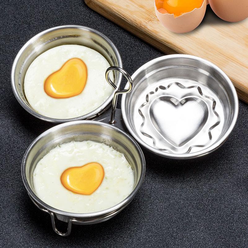 Stainless Steel Fried Egg Shaper Nonstick Omelette Pancake Maker Fried Egg Mold Egg Cooker Kitchen Tool Accessories Dropshipping
