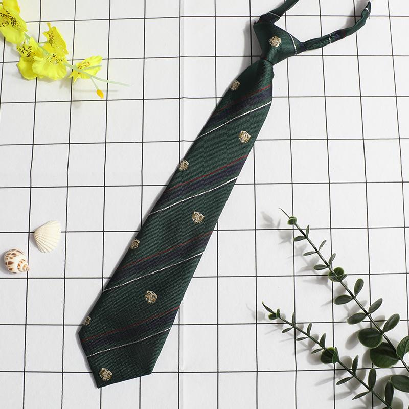 Jk Small Tie Female College Style Lazy Japanese Plaid Uniform Shirt Tie Student Ins Men'S And Women'S Short Styles Free Of Charge