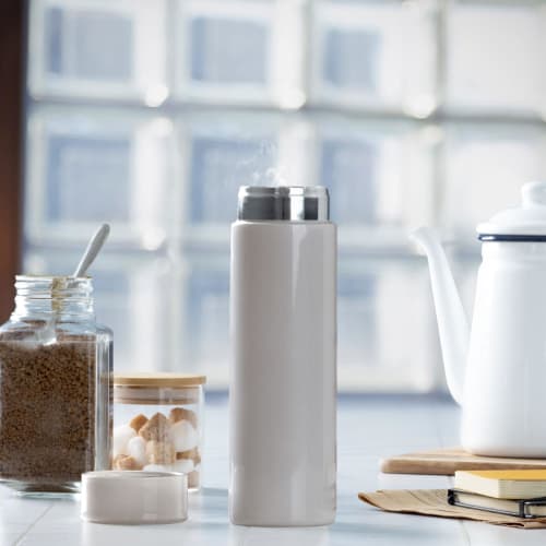 Atlas Airlist ARSS-500GG, 500ml Water Bottle, Vacuum Insulated, Stainless Steel, Ultra-Lightweight, Slim, Small, Mini Bottle, Compatible with Sports D