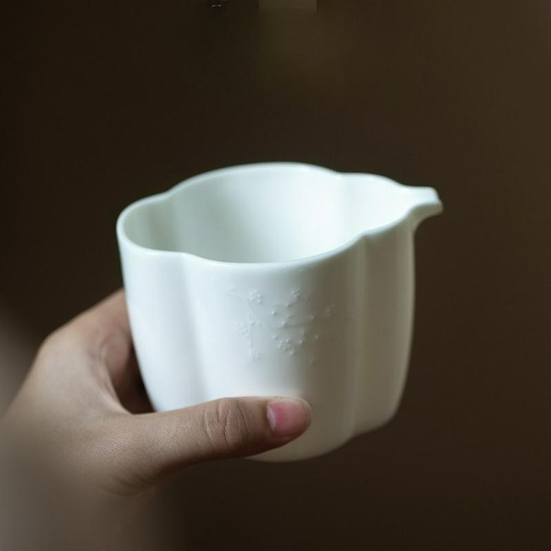 Retro Ceramics Fair Cup Tea Pitcher Teacup Creative Heat-resistant Cha Hai Household Justice Cup Teaset Drinkware Accessories