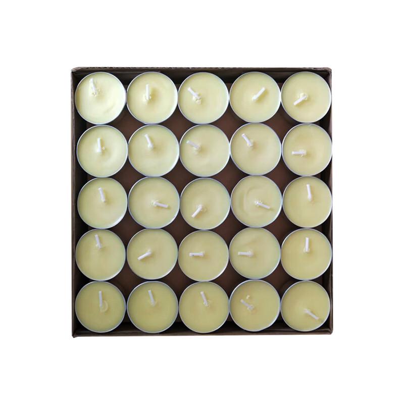 Hundun 8-Hour Yellow Aluminum Ghee Lamps, 16 Boxes