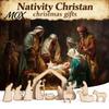 Tabletop Nativity Display Christmas Table Decorations, Wooden Scene Sculpture, Stable Baby Decorations Saint And Animal Figurines for Holiday